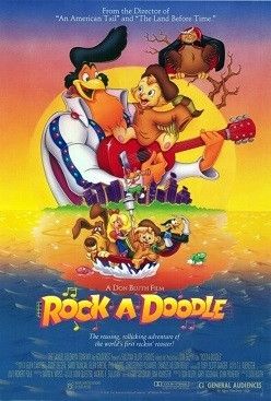 rock a doodle movie poster art 