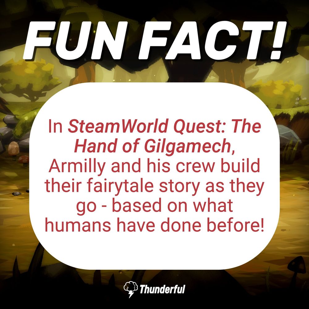 A post with wrongly stated facts about SteamWorld Quest, one of Image & Form's former creations. 