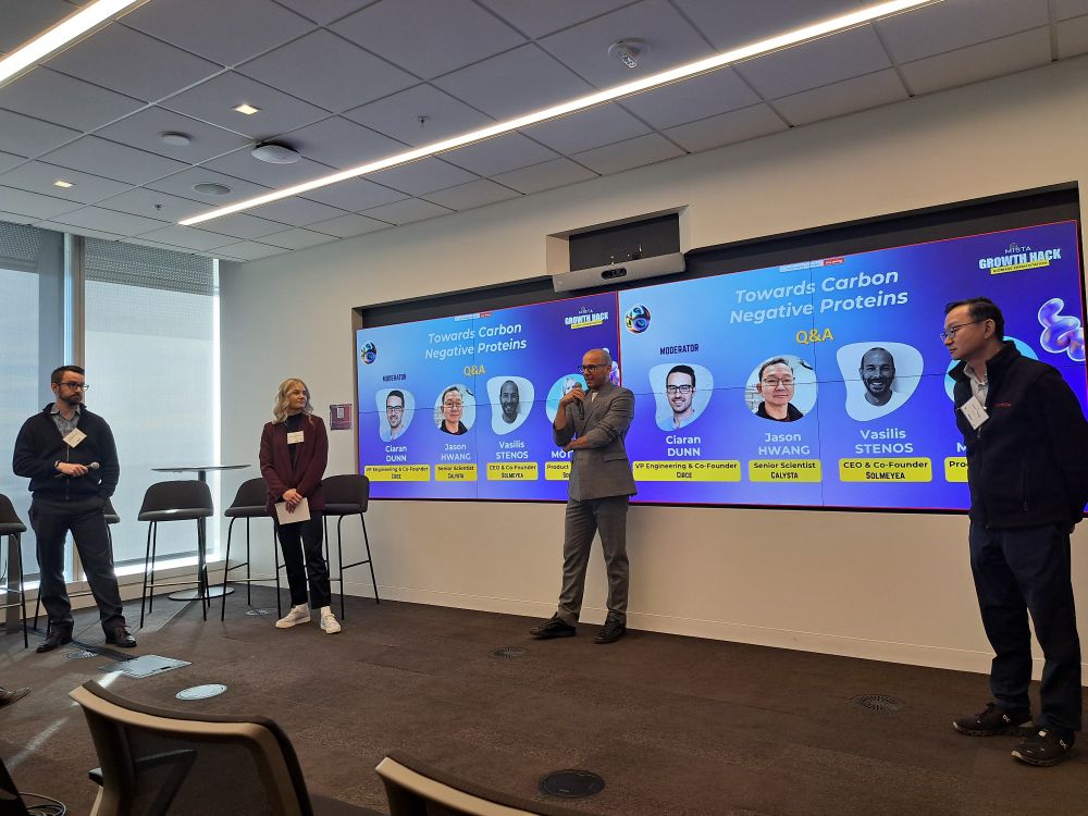 A panel discussion of representatives from fermentation companies using alternative feed stocks for protein manufacturing.