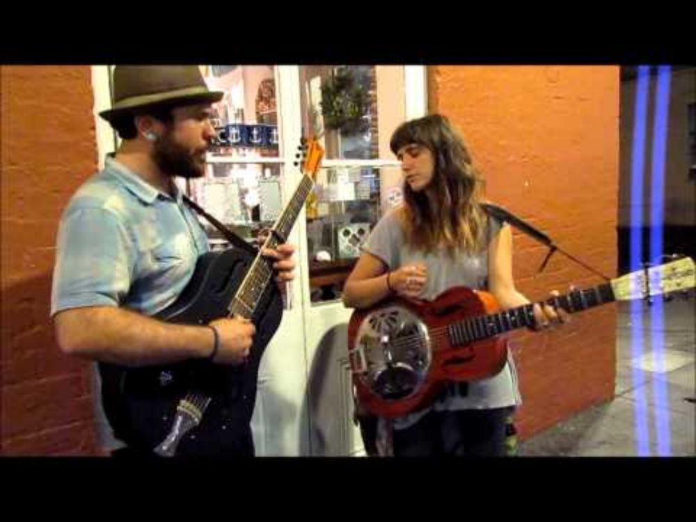 Shine Delphi & Sierra Elizabeth Ferrell play LIVE in the French Quarter, 3-18-2015