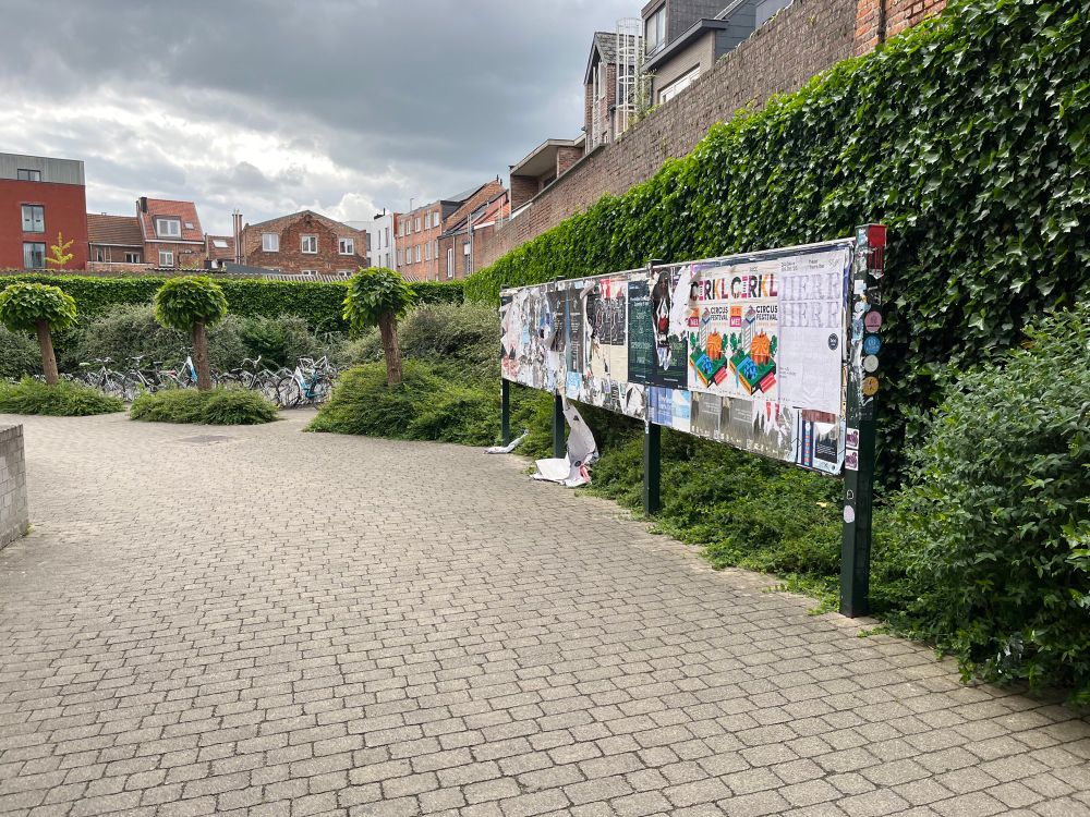 KU Leuven campus (man you should see the state of those posters)