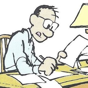 Calvin's dad from Calvin and Hobbes