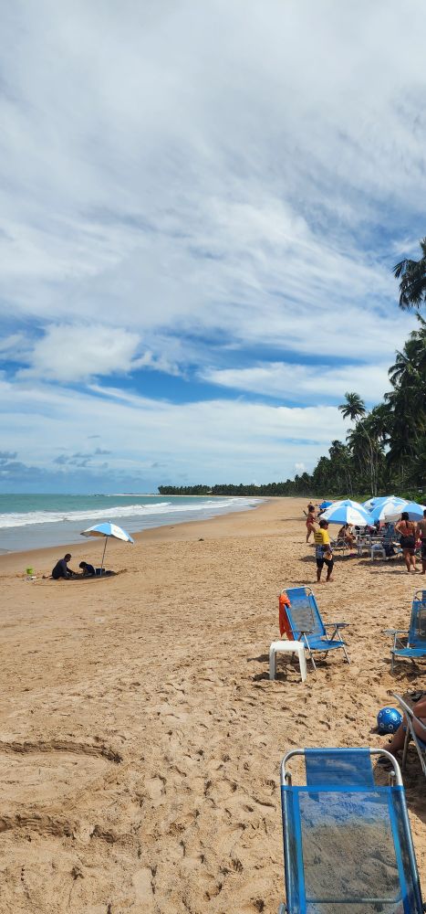 Foto de uma praia em Maceió, Alagoas.