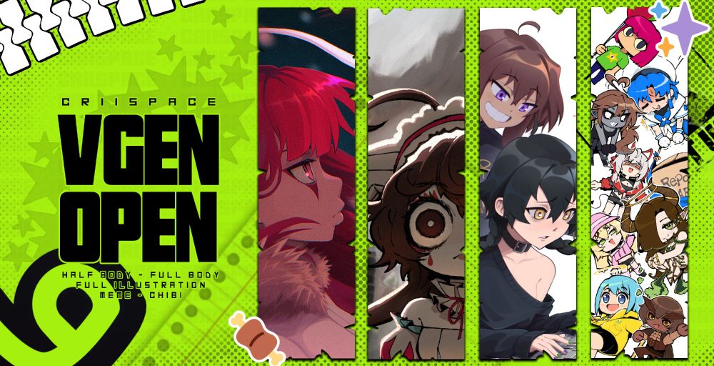 Open commission announcement on my Vgen page! Click the link to see the services, prices and other details!