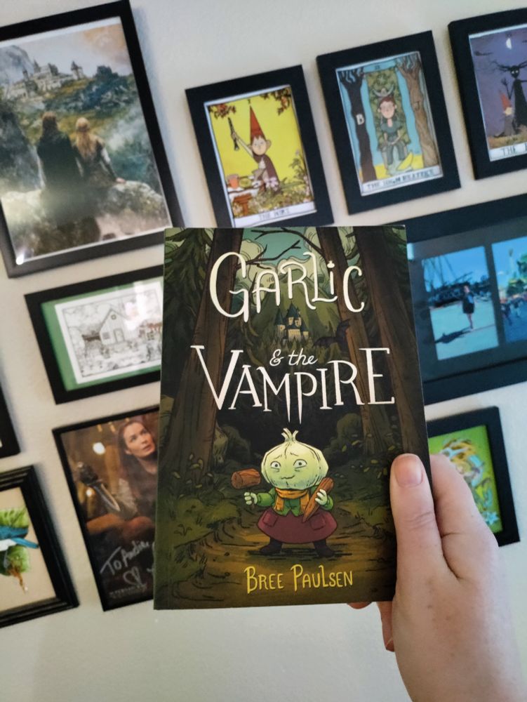 Garlic and the Vampire, graphic novel by Bree Paulsen