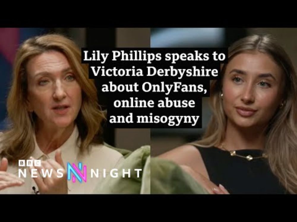 Lily Phillips speaks to Victoria Derbyshire about OnlyFans, online abuse and misogyny