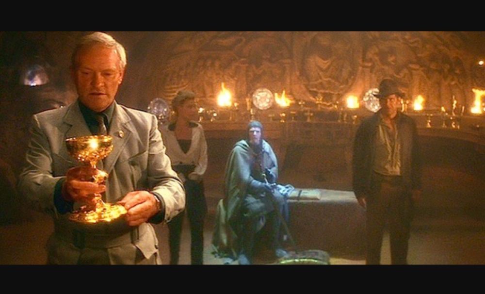 He's about to choose poorly. (From Indiana Jones and the Last Crusade)