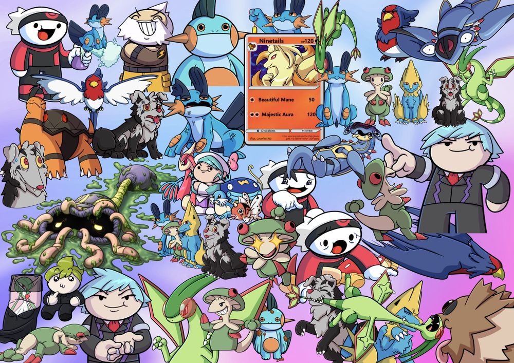 A variety of assets from TheOdd1sOut Ruby Nuzlocke video