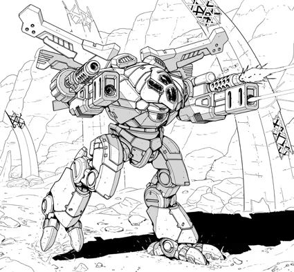 New Gyrfalcon art, the mech is much rounder and smooth if a bit more detailed