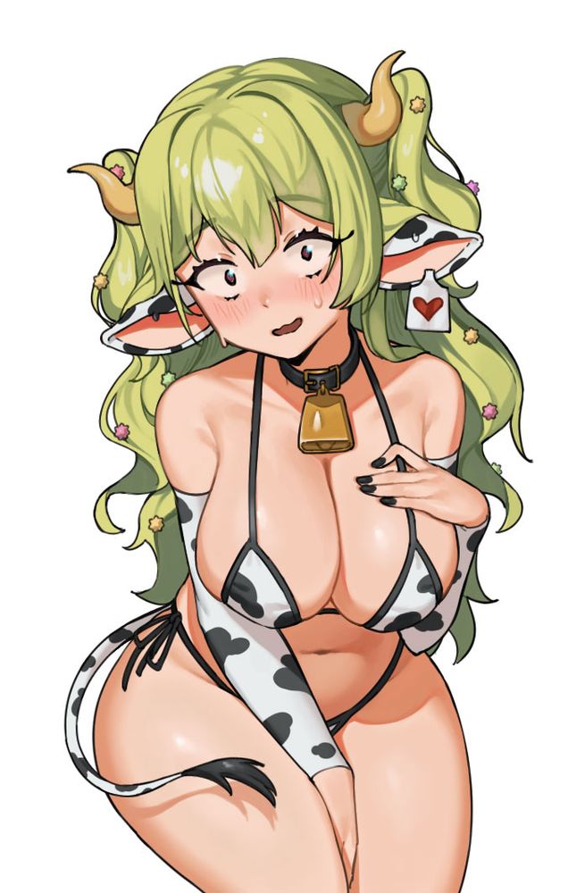 Ichika maia in a cowkini