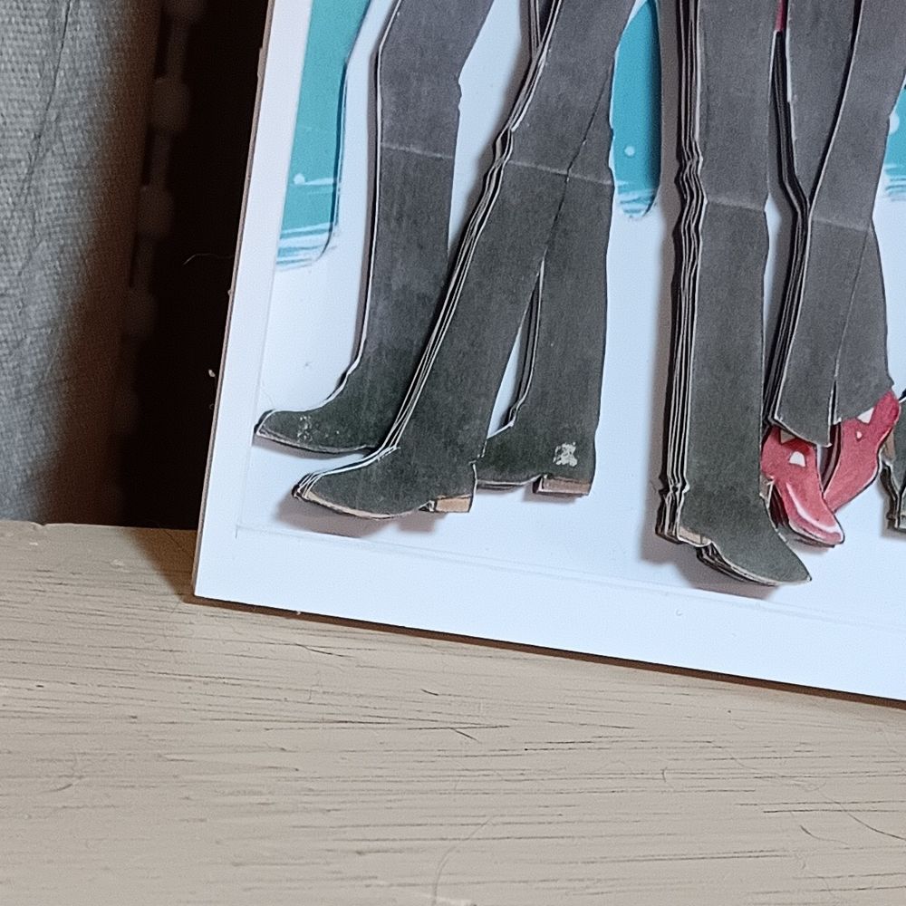 ペーパーシアターの立体感サンプル