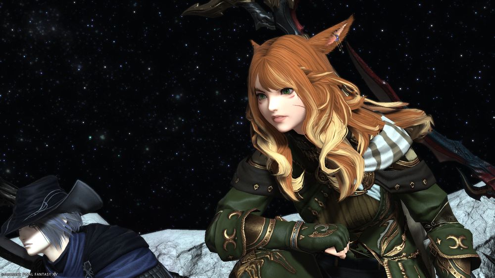 A closer view of Soren on Vrtra's back, with Vrtra no longer visible. Zero rides beside Soren.