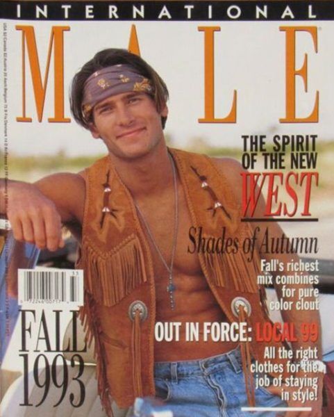 Cover of International Male Magazine from 1993