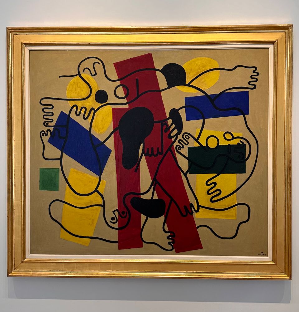 Fernand Léger
French, 1881-1955
The Divers (Red and Black)
1942
Oil on canvas