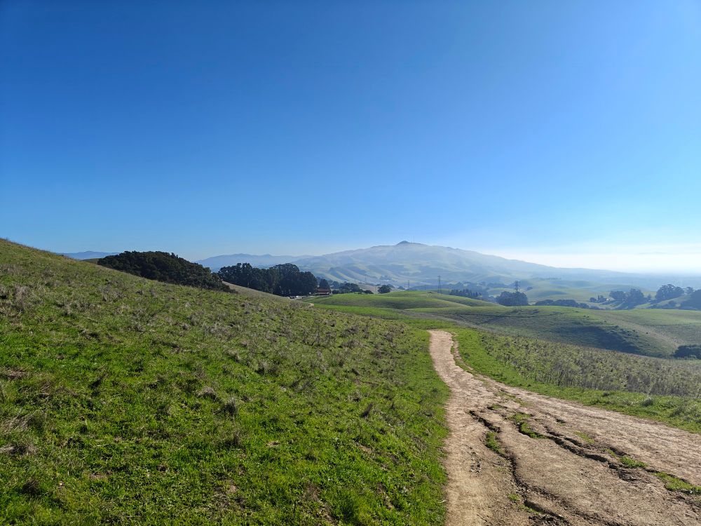 Mission Peak, from Vargas Plateau.