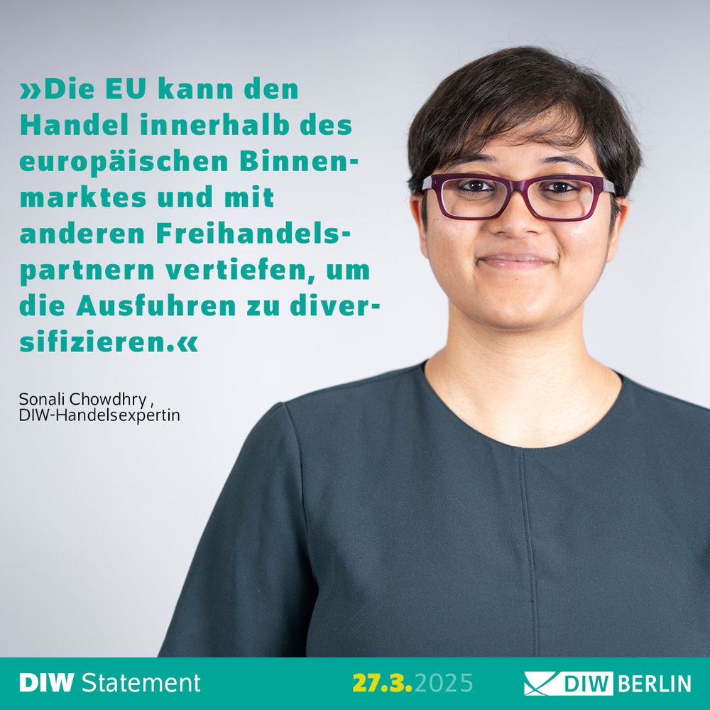 »Die EU kann den 
Handel innerhalb des europäischen Binnenmarktes und mit 
anderen Freihandelspartnern vertiefen, um die Ausfuhren zu diversifizieren.« Zitat Sonali Chowdhry