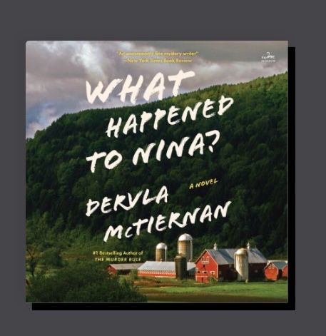 Audiobook “cover” of What Happened to Nina? By Dervla McTiernan