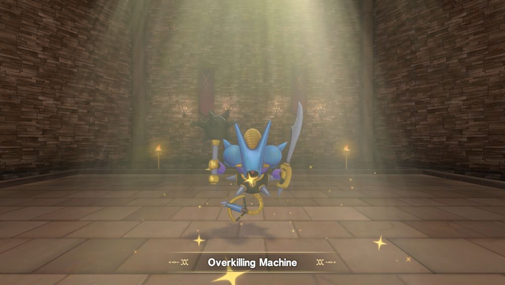 picture of an OverKilling Machine from Dragon quest monsters