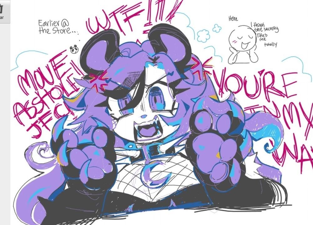 My oc 2.0 being moody 