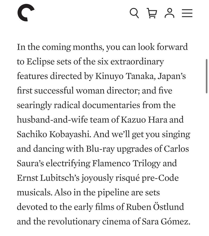 Eclipse set with pre-Codes on blu-ray coming soon. 
