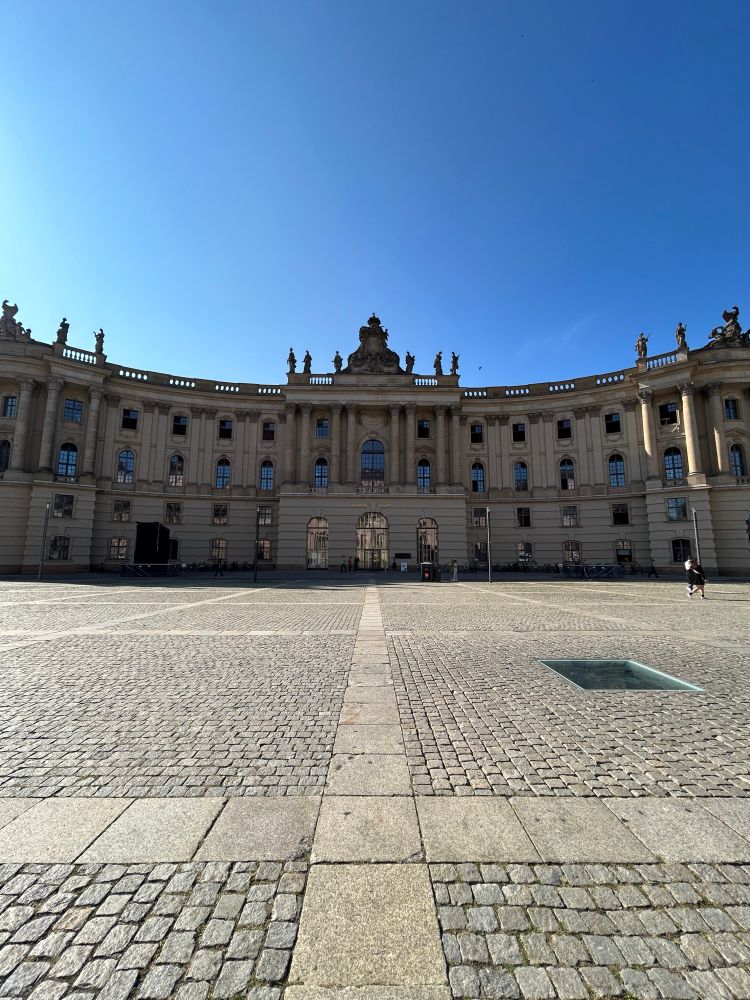 Bebelplatz (formerly Opernplatz) in Berlin where the book burnings took place in May 1933. 