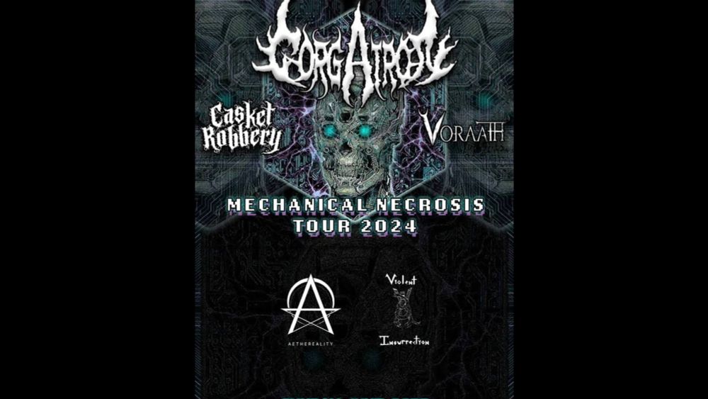 Brief concert review - Gorgatron / Casket Robbery / Voraath / Aethereality / Violent Insurrection