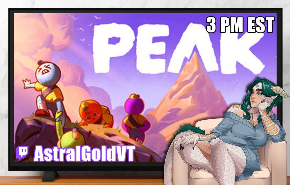 AstralGoldVT's Stream Thumbnail for Twitch. Starts at 3:00 PM EST