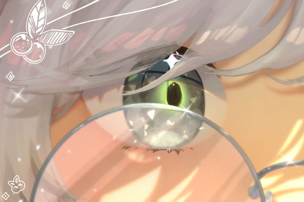 【ᴇʏᴇs ᴏɴ ʏᴏᴜ】a.k.a. eye banner commission for @sunspout.bsky.social