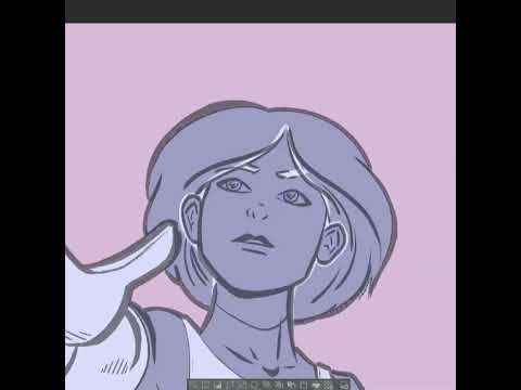 Timelapse Drawing - Ice from Justice League