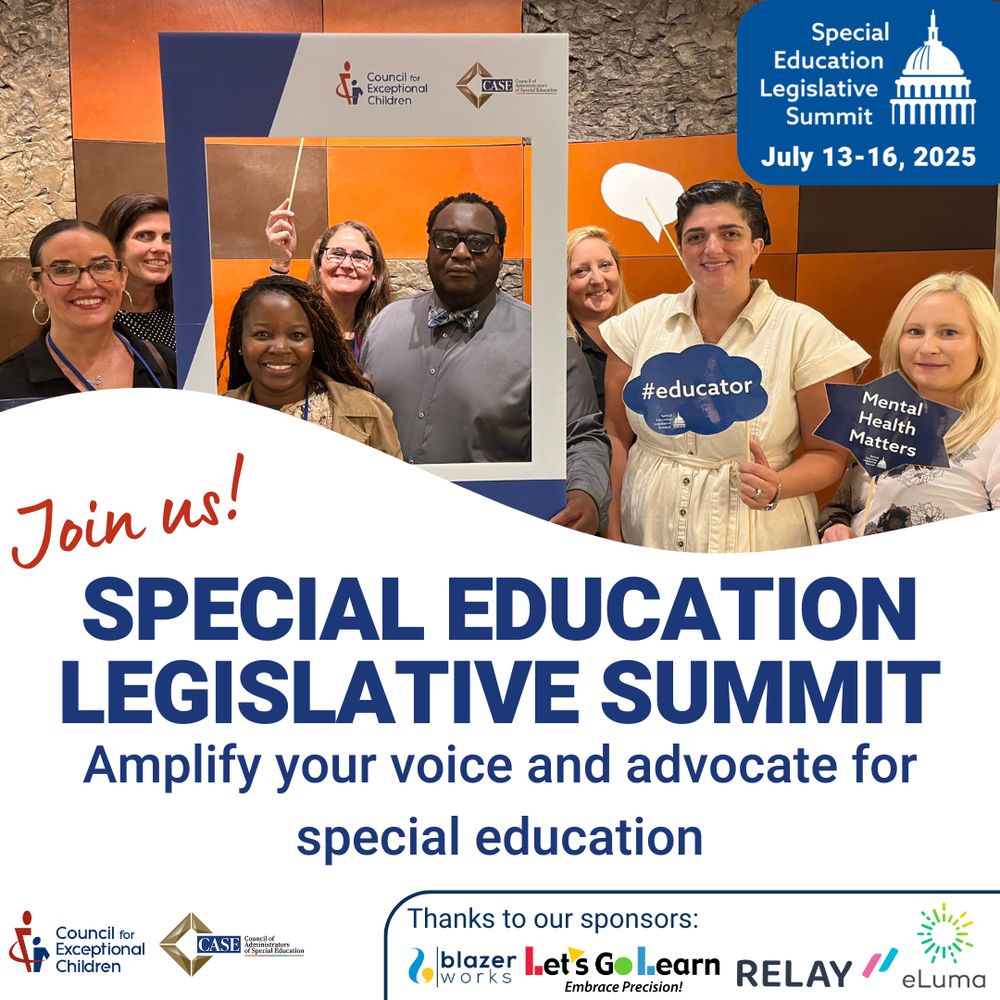 White background with an image of SELS 2024 attendees. The text reads, "Join us! Special Education Legislative Summit; Amplify your voice and advocate for special education!"