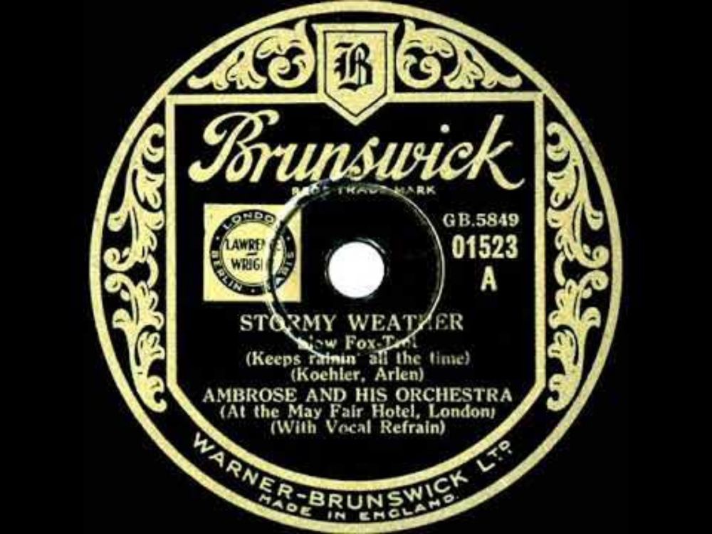 1933 Ambrose - Stormy Weather (Sam Browne, vocal)