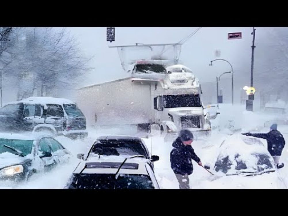 Currently!! Heavy snow causes chaos in Italy