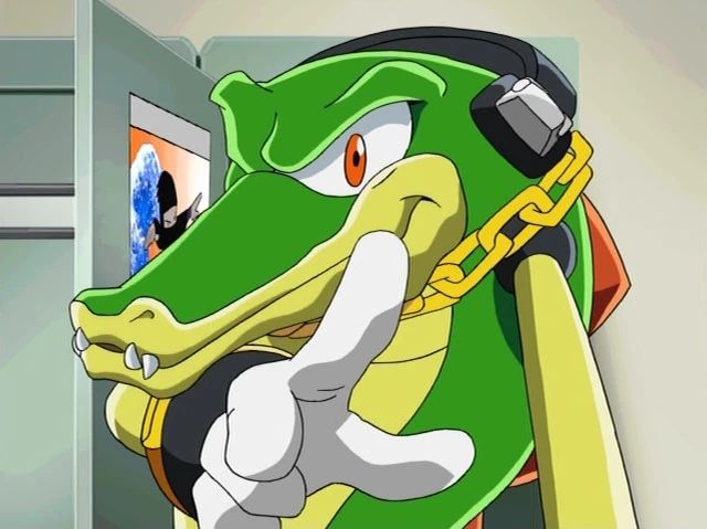 Vector the Crocodile from Sonic X.