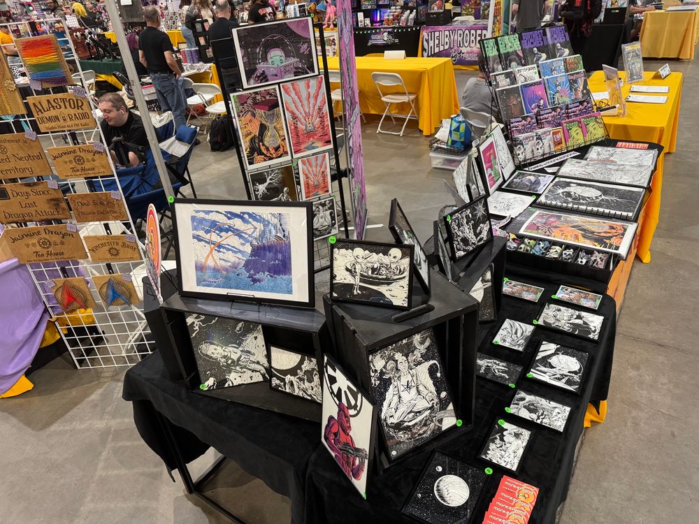Monkeygong booth at Tucson Comic Con