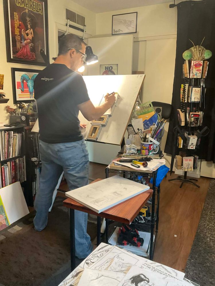 Pics with @mikedubisch last week’s “Comics Camp”