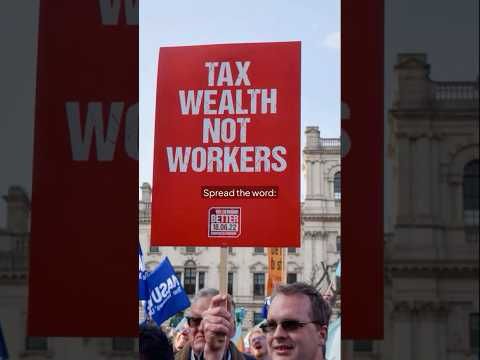 How rich do you feel?! Tax Wealth Not Work