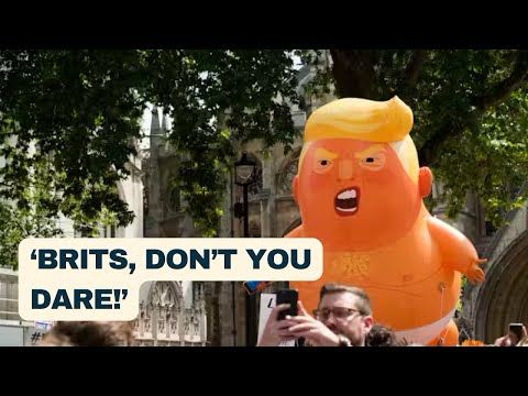 Make Trump's state visit great again! #donaldtrump #elonmusk #statevisit #satire