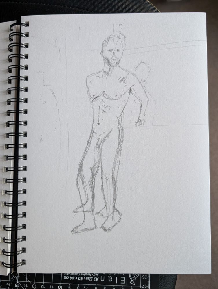 Male nude sketch 