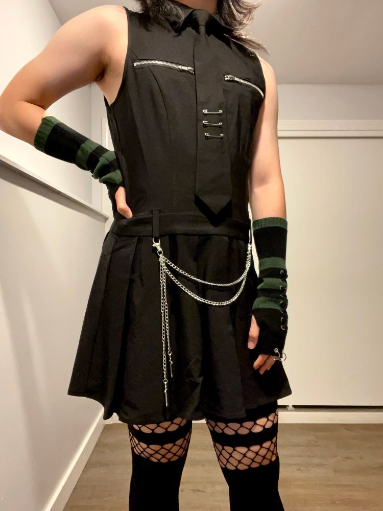 Dress + arm warmer + tight