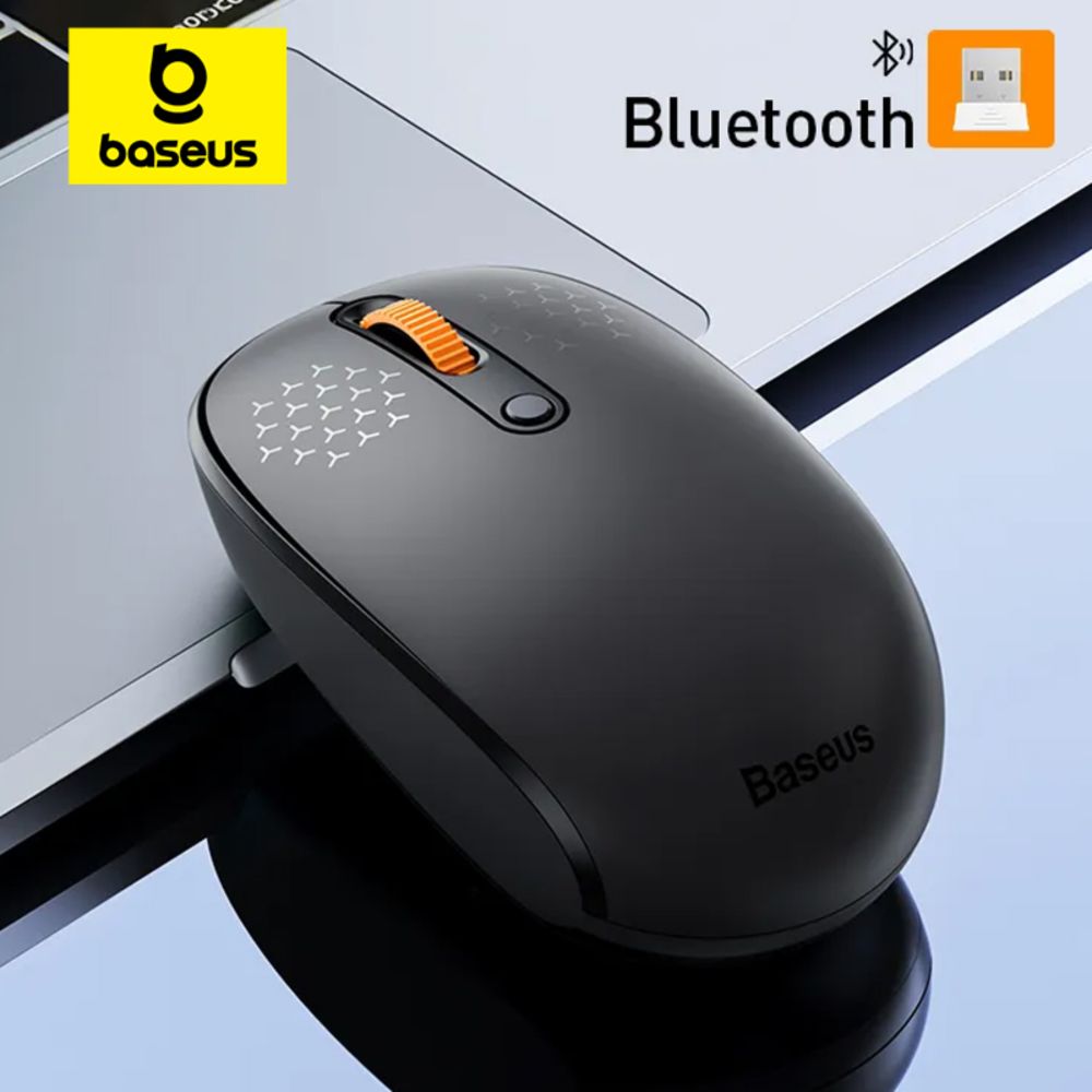 Baseus F01B Mouse Wireless Bluetooth 5.0 Mouse 1600 DPI Silent Click For MacBook Tablet Laptop PC Gaming Accessories 2.4G Mouse - AliExpress 7