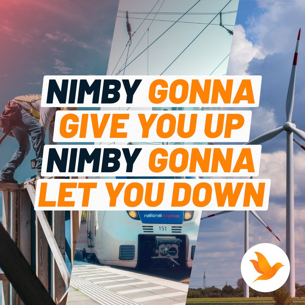 NIMBY gonna give you up, NIMBY gonna let you down.