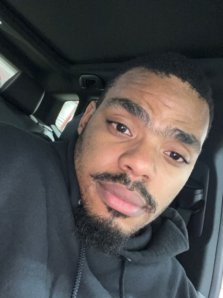 Me staring into the camera…drained mentally. 