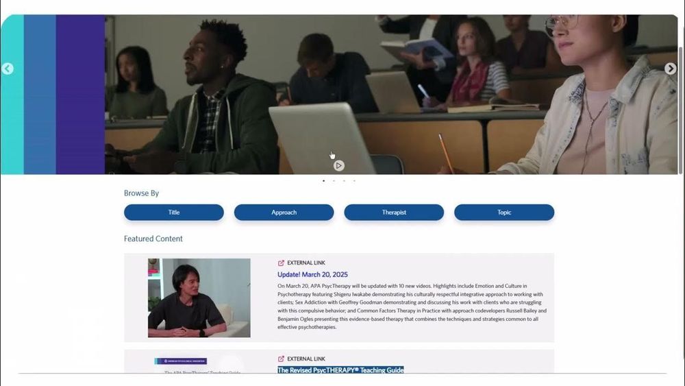 APA PsycTherapy's Teaching Guide