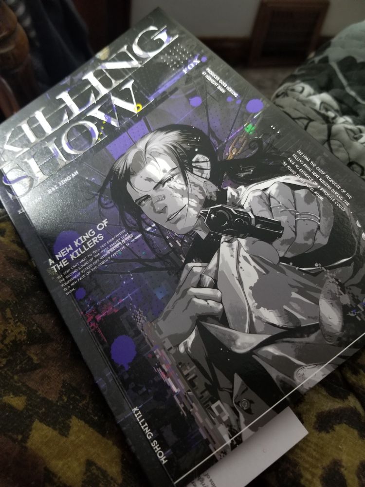 Killing Show, Vol 1 by Fox. It has Xia Tian on the cover. 