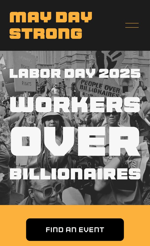 MAY DAY STRONG LABOR DAY 2025 WORKERS OVER BILLIONAIRES FIND AN EVENT