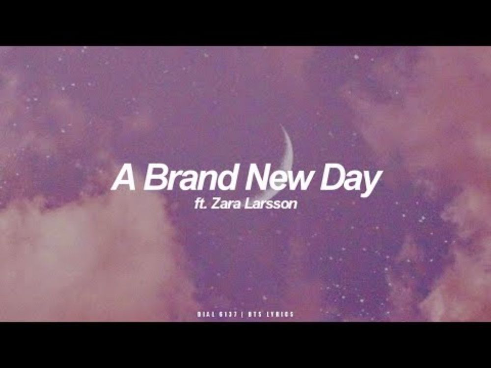 A Brand New Day ft. Zara Larsson | BTS (방탄소년단) English Lyrics