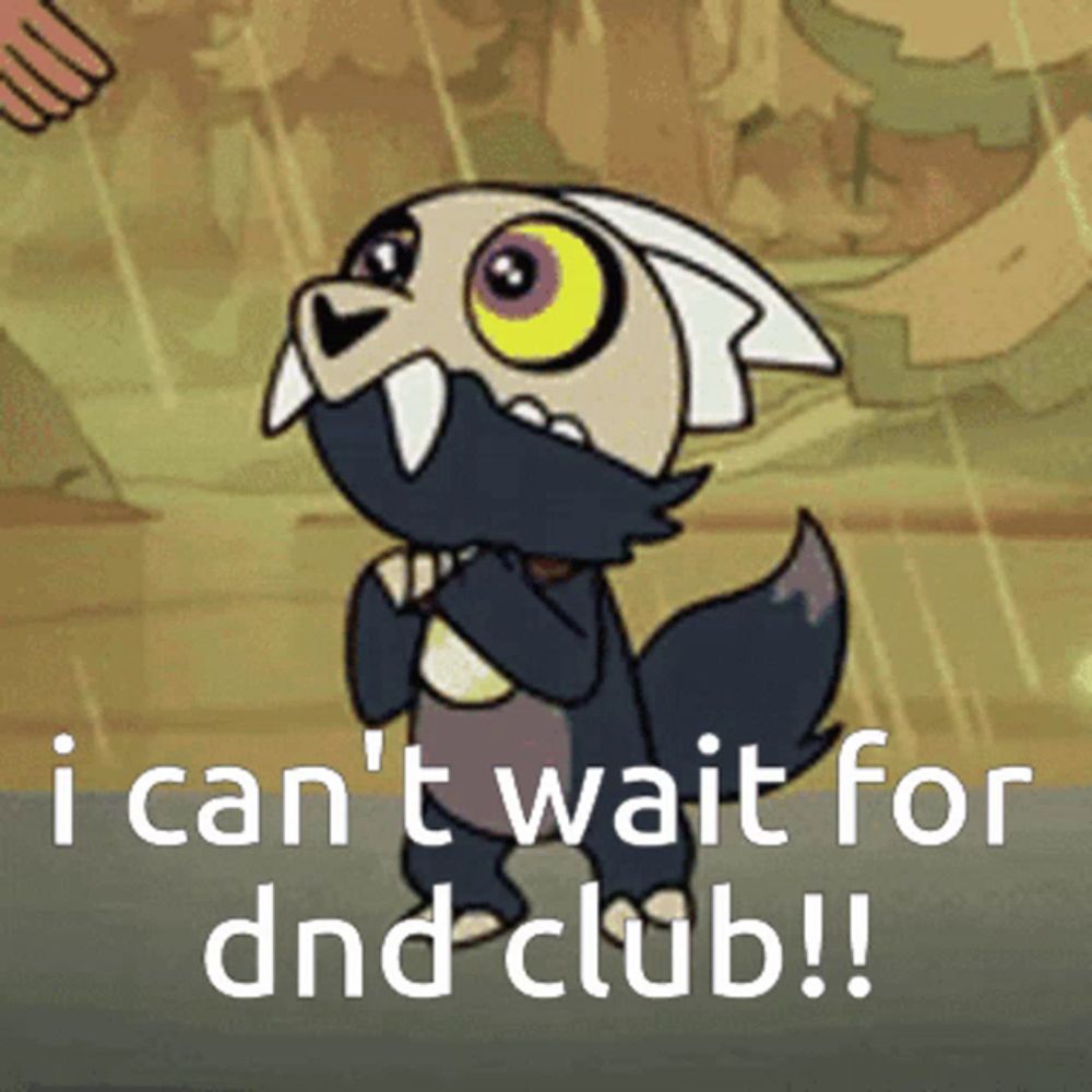 king from the owl house says that he can 't wait for dnd club