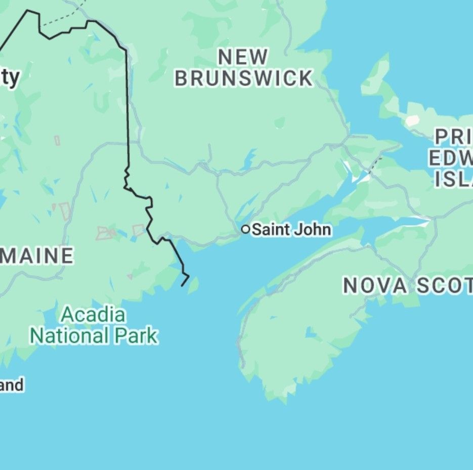 Map of NB St John city