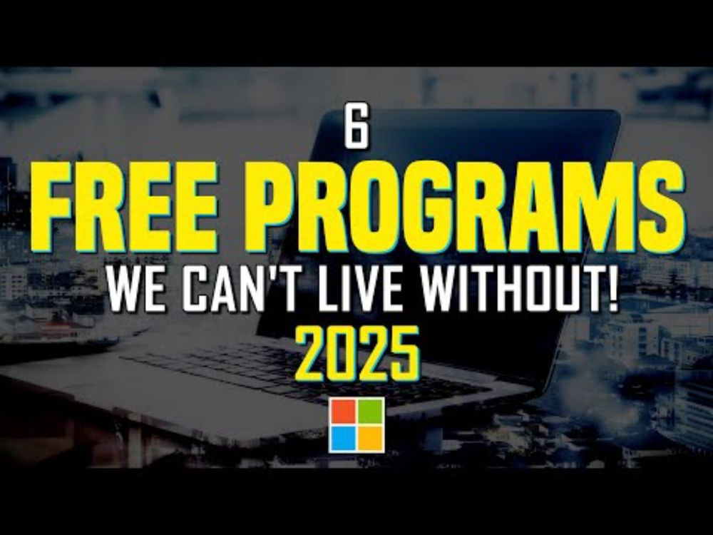 6 FREE PROGRAMS We Can't Live Without! 2025