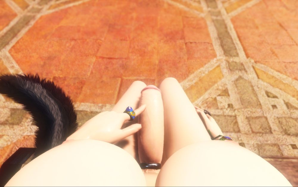 pov shot of scene sitting down running the tip of her finger down her big cock #bposersnsfw #bposensfw #bposeafterdark